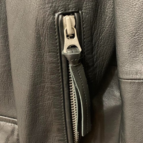 SCOTCH & SODA LEATHER JACKET NWT - Picture 8 of 11